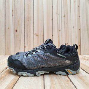 Merrell Women's Moab FST 2 Waterproof Hiking Shoes Size 7 Granite Vibram J37166